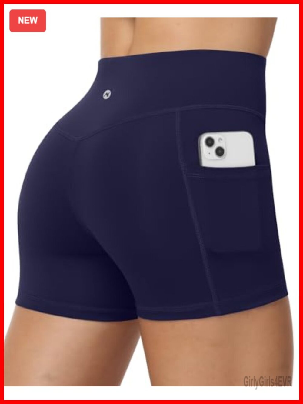 Women's High Waist Biker Workout Shorts 8" 5" 3" Tummy Control Gym Yoga Running